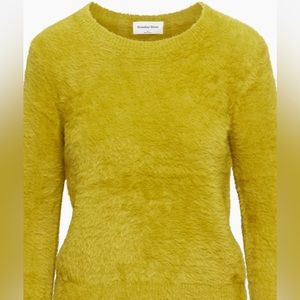 Sunday Best Aritzia Cropped Fuzzy Knit Sweater